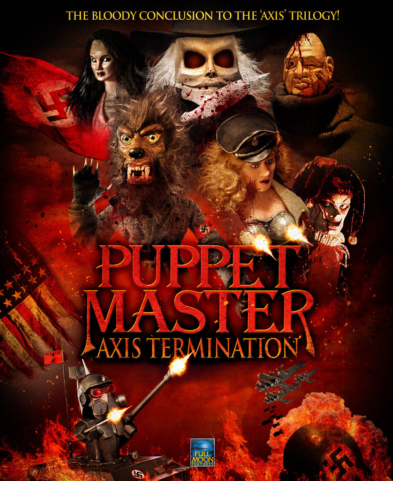 Władca lalek: Upadek Osi / Puppet Master: Axis Termination (2017) [720p] [BDRip] [XviD] [AC3-ELiTE] [Lektor PL]