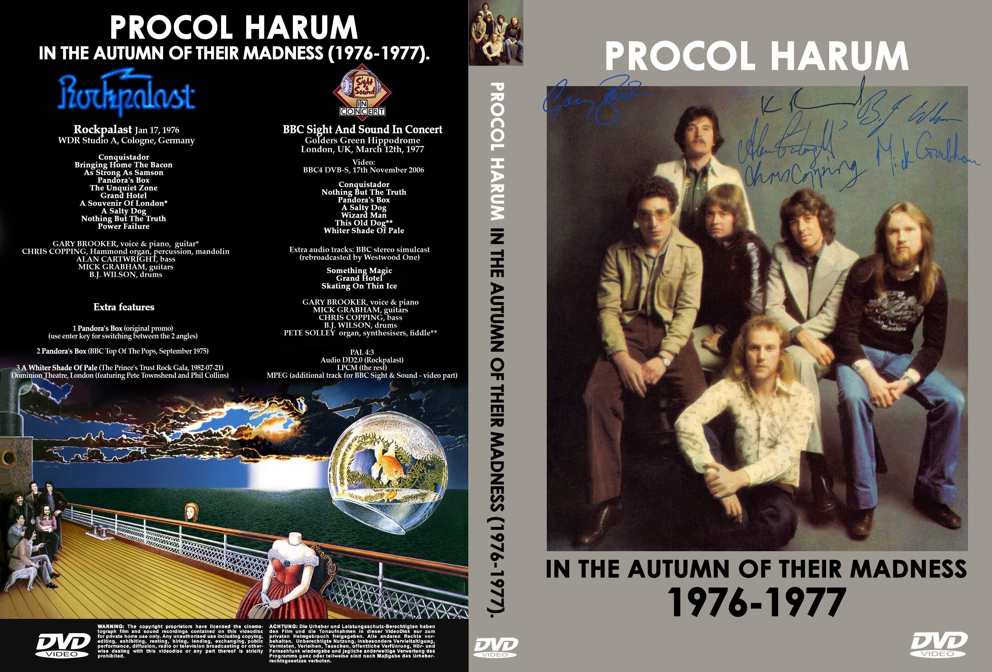 PROCOL HARUM - IN THE AUTUMN OF THEIR MADNESS 1976-1977 (2009) [DVD5] [PAL] [FALLEN ANGEL]